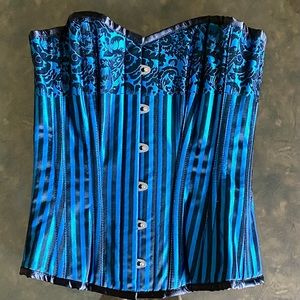 🆕 Teal & Black Corset - size 24
